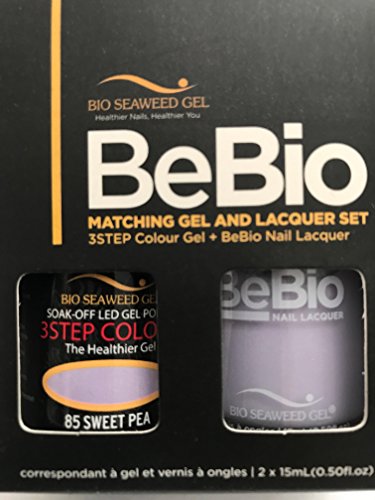 BIO SEAWEED BEBIO matching gel and lacquer set sweet pea #85 .5floz