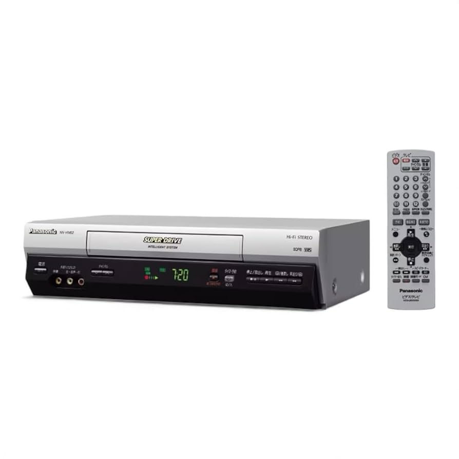 レア ビデオデッキ Panasonic NV-HV62-S Amazon | Panasonic Hi-Fiビデオ NV-HV62-S | VHSビデオデッキ 通販