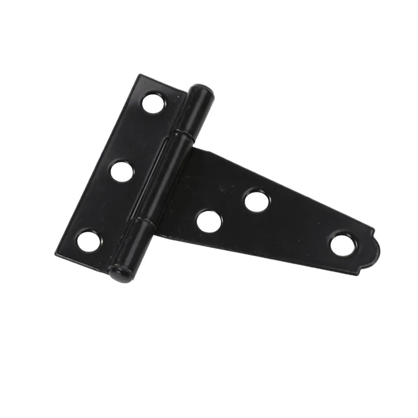 Charnières en T noires de 5 cm pour réparer une porte d'armoire affaissée