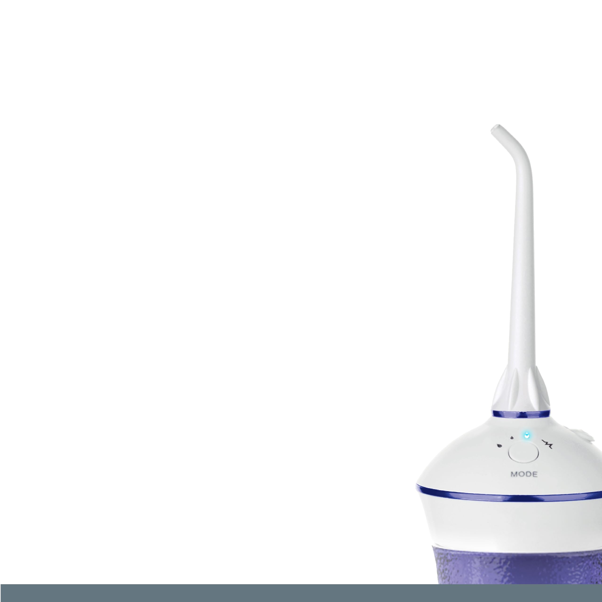 B.Well Suiza TH-917 - Irrigador bucal portátil e inalámbrico (4 modos de funcionamiento, incluye modo individual, depósito de agua de 280 ml, 2 boquillas con rotación de 360°, carga por inducción y