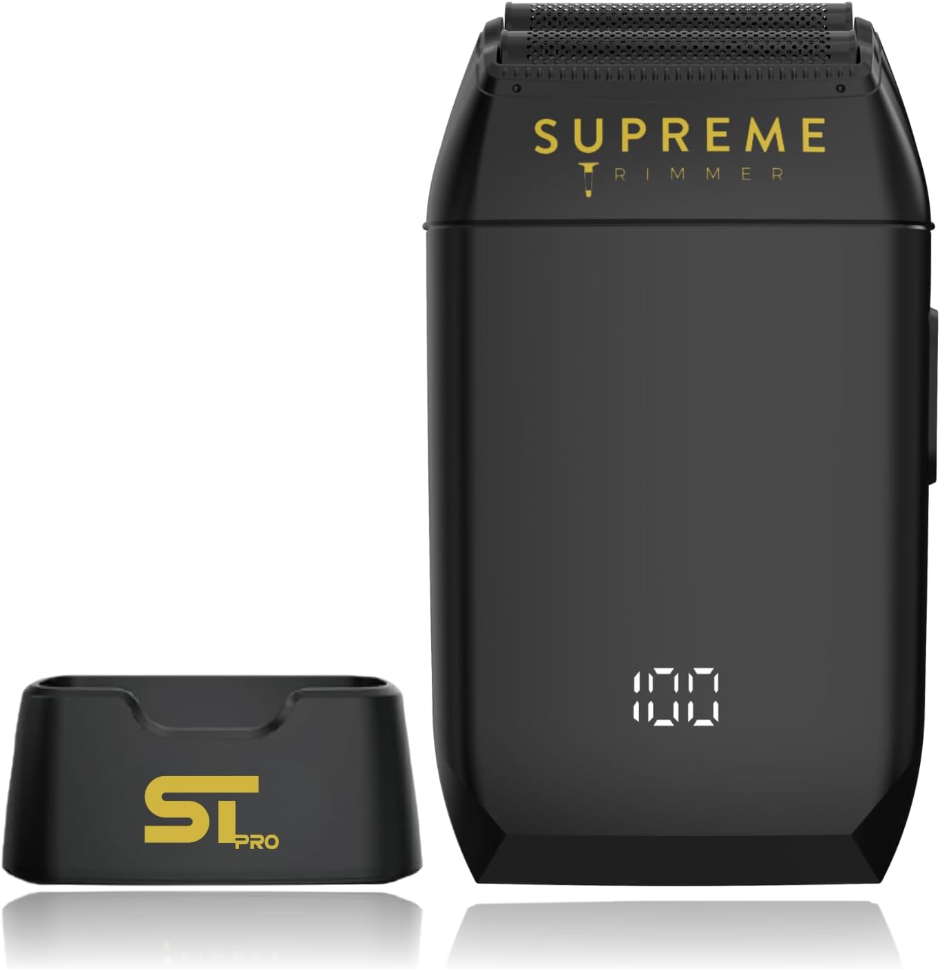 Supreme Trimmer Crunch STF602 – Waterproof Double Foil Shaver for Men | 150 Min Runtime, Wet/Dry Cordless & Corded Electric Razor | Hypoallergenic Foils for Face, Head & Stubble