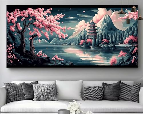 Broderie diamant 5D cristal de style japonais pour un salon chic