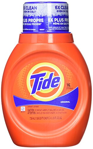 Image of Tide 760838 Liquid Laundry Detergent, Original, 16 Loads, 25 fl oz