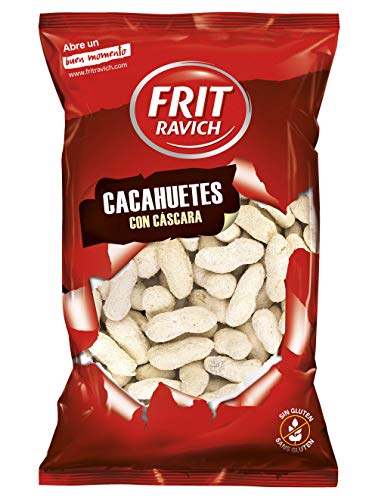 FRIT RAVICH Cacahuetes Con Cáscara Sin Gluten, 380g