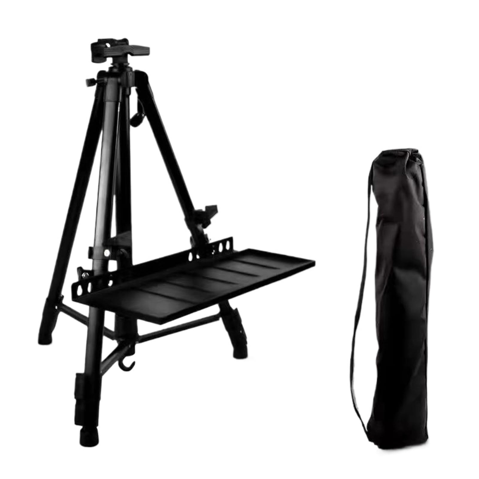 Cavalletto da disegno regolabile portatile for i viaggi(Gray aluminum alloy)