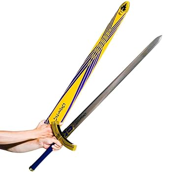 FATEシリーズセイバー王選石中剣 模造刀·模擬刀 古兵器 武具 FATEシリーズセイバー王選石中剣 コレクション用 模造刀 鑑賞用