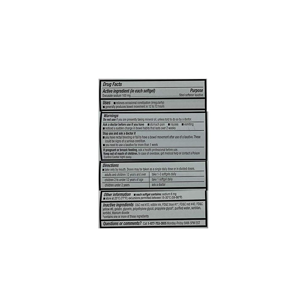 Buy CVS Regular Strength Stool Softener, Docusate Sodium 100 mg, softgels, 400 Count Online at