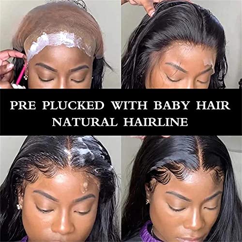 Ali Pearl Hair Body Wave 5X5 Hd Lace Closure Wig For Black Women Pre Plucked Brazilian Body Wave Glueless Transaprent Lace Front Closure Human Hair Wigs Natural Hairline 180% Density (22Inch) #TOP1