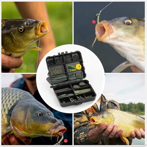 Kit de Accesorios para Pesca de Carpa 217 Piezas miniatura 7