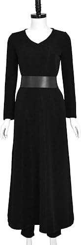 Miniatura 4 de Disfraz de Rey para mujer, disfraz de Skywalker negro, capa Jedi, conjunto completo de camisa de Halloween