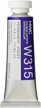 Holbein Artists Watercolor 15ml Permanent Violet
