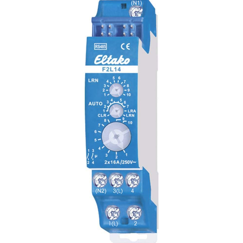 Relais de ventilation RS485 Eltako F2L14RS485 module domotique VMC 2 niveaux