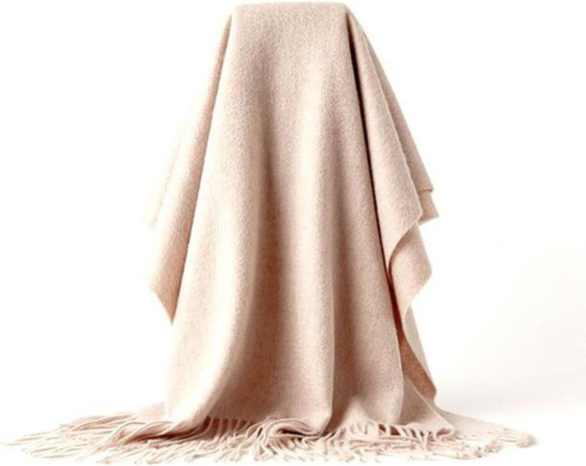 Novawo Wool Shawl Large Thick Pashmina Travel Blanket Scarf Winter Wraps for Women - Image 3