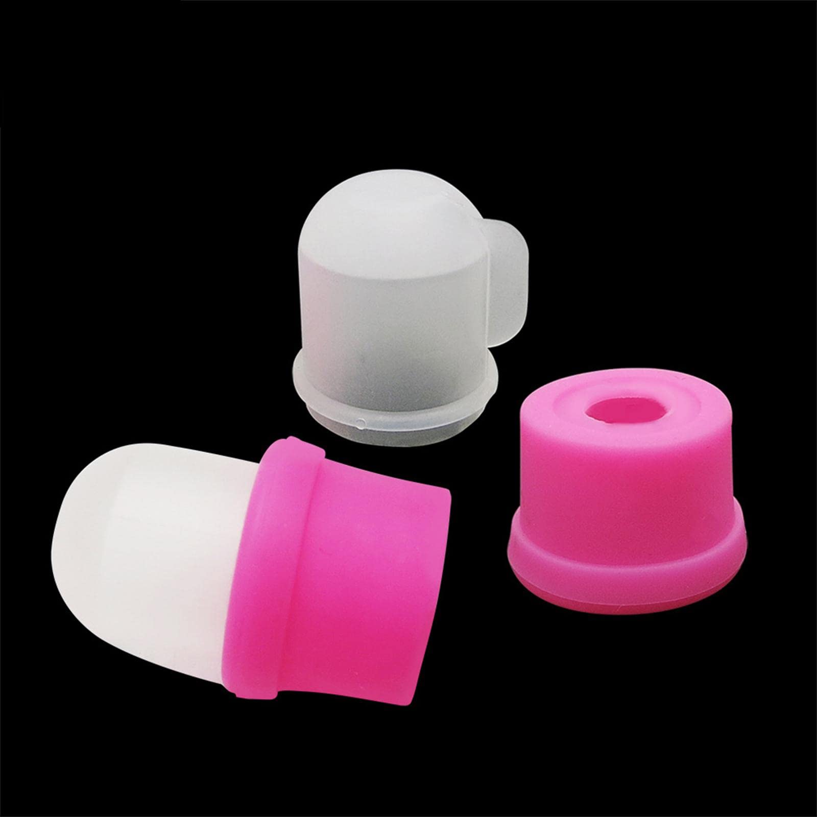 Juego de 3 Pinzas de Plástico para Quitar Esmalte de Uñas, Tapas para Remojar, Limpiador de Gel, 4 piezas
