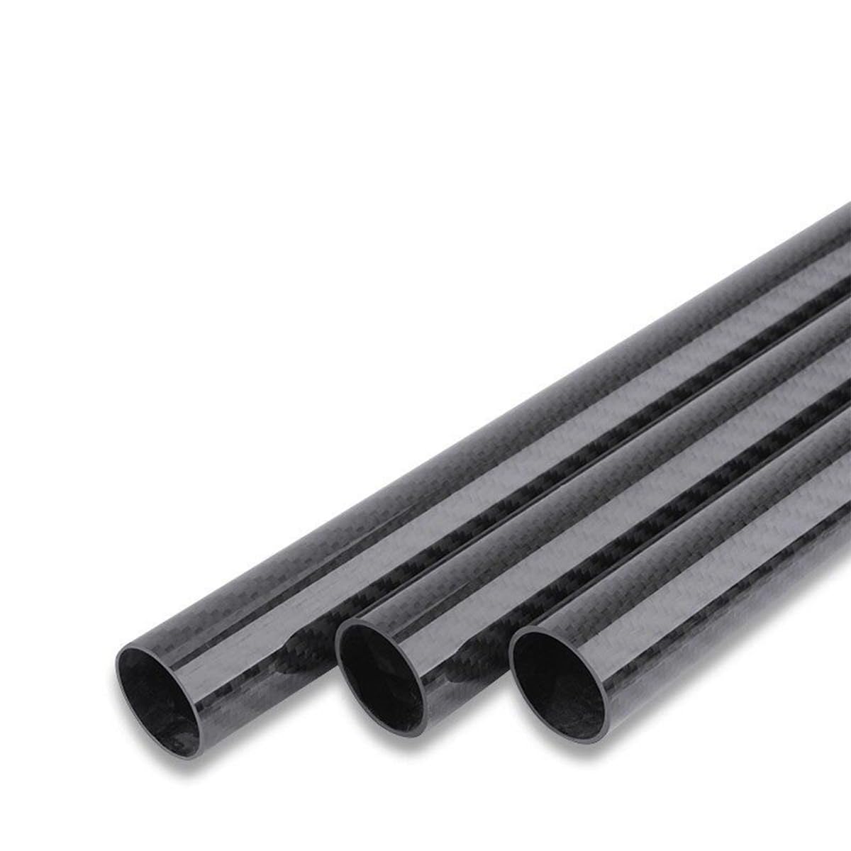 Purzen 3K Twill Gloss Carbon Fiber Rod High Rigidity Lightweight Structural Bar