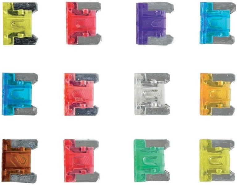 6Pcs 12V-24V Forme Carrée Jcase Fusible Assortiment Pour Voiture Pour Camions, Voitures Et Suv