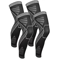 LAKEMON Flytex-Kompression für das gesamte Bein, Flytex-Kompressionsmanschette für das gesamte Bein, Flytex-Kompressionsmanschette für Knie und Beine (1 Pairs,M