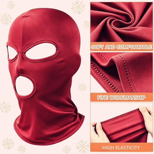 Image of 3 Hole Full Face Mask,Thin Balaclava Ski Mask Cap