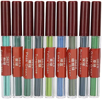 Lodoot 20Pcs/Box 0.5MM Thick Colored Pencil Refills For 0.5MM Automatic Mechanical Pencil, Woodworking Pencil Art Drawing 0.5MM Automatic Pencil Color Lead