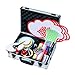 Produktbild Moderationskoffer Kompakt aus Aluminium mit Schlüssel für Whiteboard Flipchart - Moderatorenkoffer mit Inhalt - Grundausstattung 2100 Teile Set u.a. mit Marker Stift Moderationskarten Papier Schere