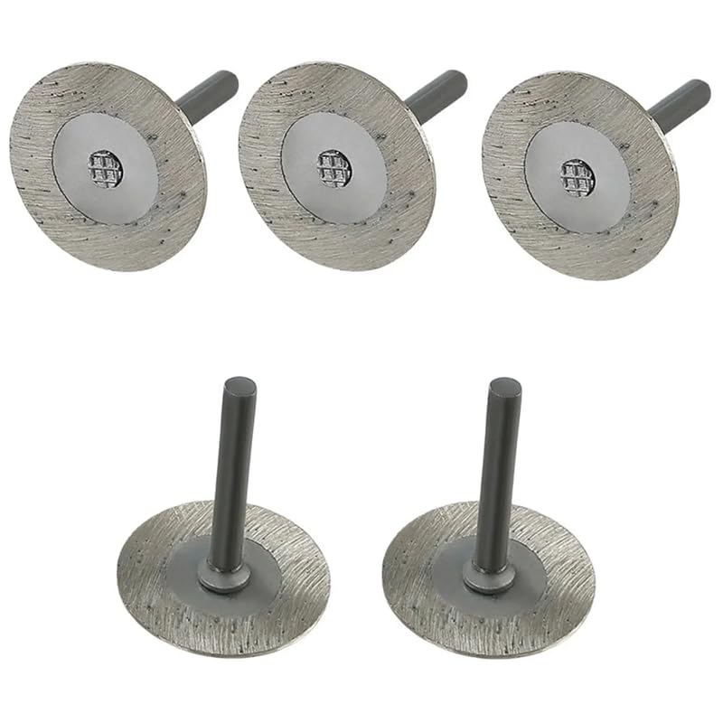 LYVQZPWLRDiamentowa płyta cięcia, 5 szt. ostrzy tnących 40 mm tarcza z trzpieniem 6 mm tarcze tnące do pił tarczowych diamentowe tarcze turbo granit marmur narzędzia do cięcia kamienia