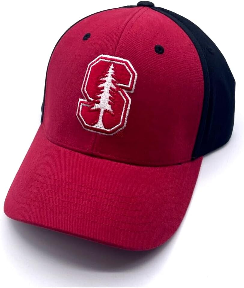 Officially Licensed Stanford Hat Classic Two-Tone Adjustable Embroidered Logo Cap Multicolor
