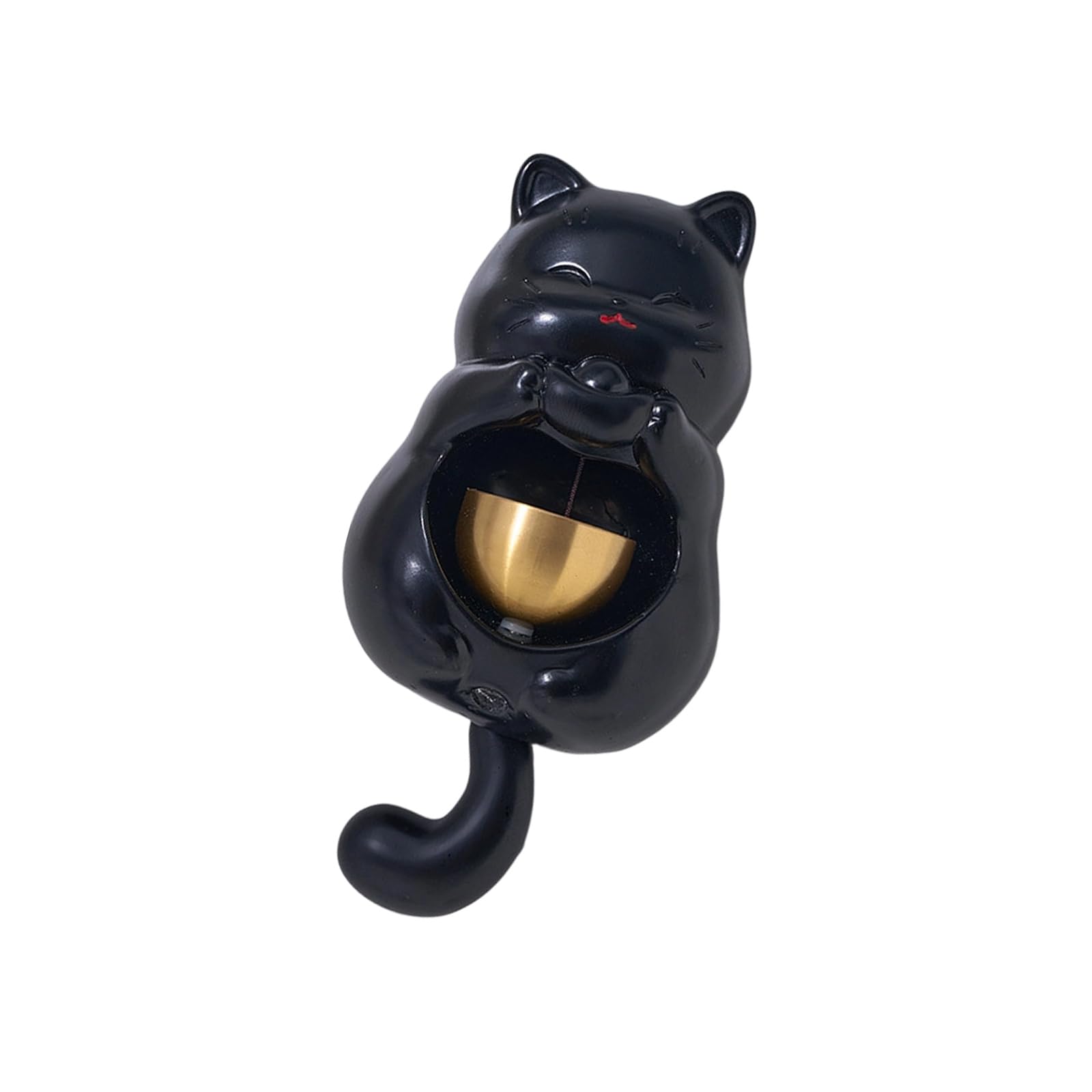 Nucelit Lucky Cats Statue Door Chimes Entryway Alert Bells for Home and Store Entrance Decoration Hanging Doorbell Gift Entryway Decoration