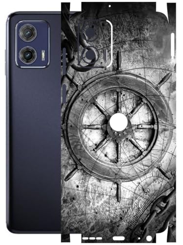 Image of AtOdds - Full Body Back Screen Guard Protector Film - Lamination Wrap Skin Sticker Compatible with Moto G73 (5G) | Scratchproof Matte Finish (Voyage)