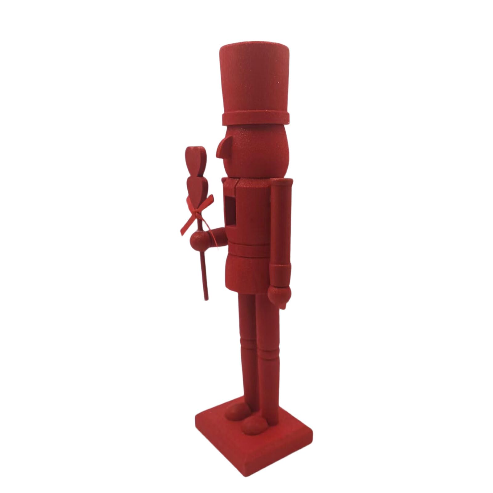 Casse-Noisette en Bois Scintillant Fait À La Main Décoration De Saint-Valentin pour La Maison Et Les Ornements De Fête De Mariage Ornement De Vacances Fabriqué À La Main