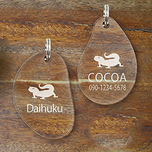 Amazon | PET-TEP オリジナルペットシルエット 迷子札 名入れ