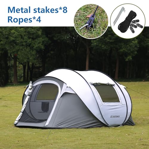 Carpa instantánea para camping 4-6 personas pop-up impermeable miniatura 3