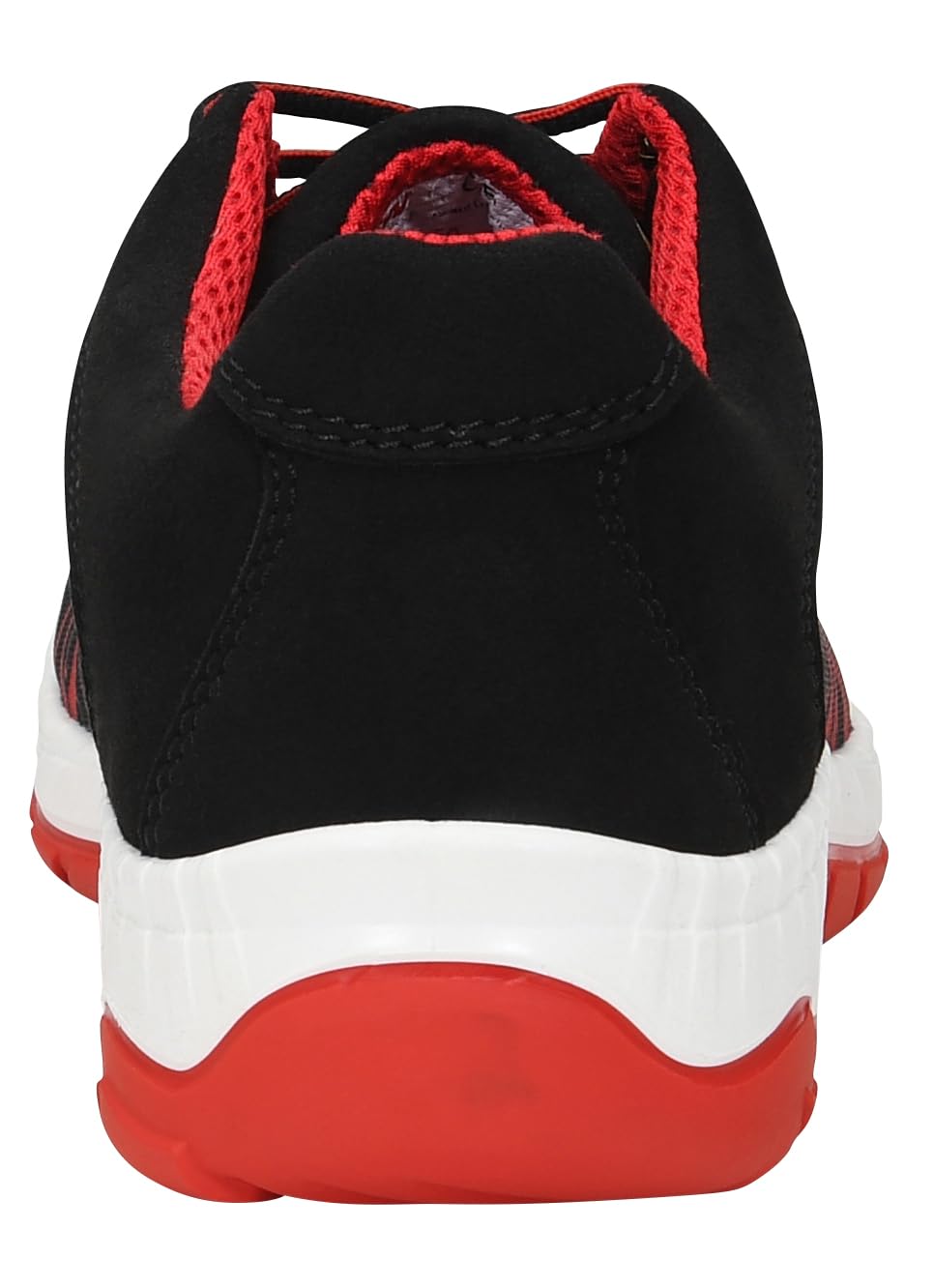 ELTEN Lana Black-red Low ESD O1 | Berufsschuhe für Damen & Herren, ohne Schutzkappe, leicht, atmungsaktiv