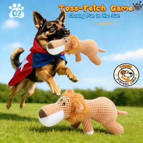 Juguete de peluche interactivo para perros pequeño y mediano miniatura 5