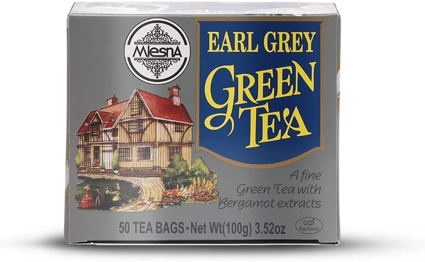 Earl Grey Green Tea | Prepared With Traditional Method | Natural Flavour Extract | Rich in Anti - Oxidant | Pure Green Tea - 100gm