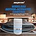 Souphran Plug-in Wireless Motion Activated Light Control, No Wiring, 130 Ft RF Range, Adjustable Detection Range, Always-on Timer and Light Sensor, Motion Detector and Plug Set