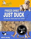 DurbaLife Freeze Dried Dog and Cat Treats Food Topper (2.0 oz, Just Duck)