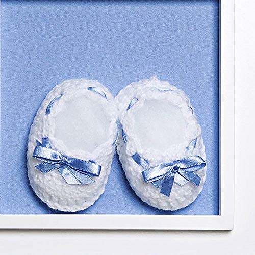 Quadro Príncipe Sapatinhos, Quarto Bebê Infantil Menino, Potinho de Mel, Azul