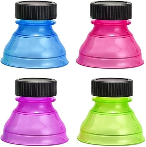 Wwyan Blue And Green 1 Pc Random Color Soda Can Covers Reusable Plastic Fizz Lid Caps Bottle Top For Beer Soda Canned Drinks Cover For Cool Coke Drink Lids (Color Random)
