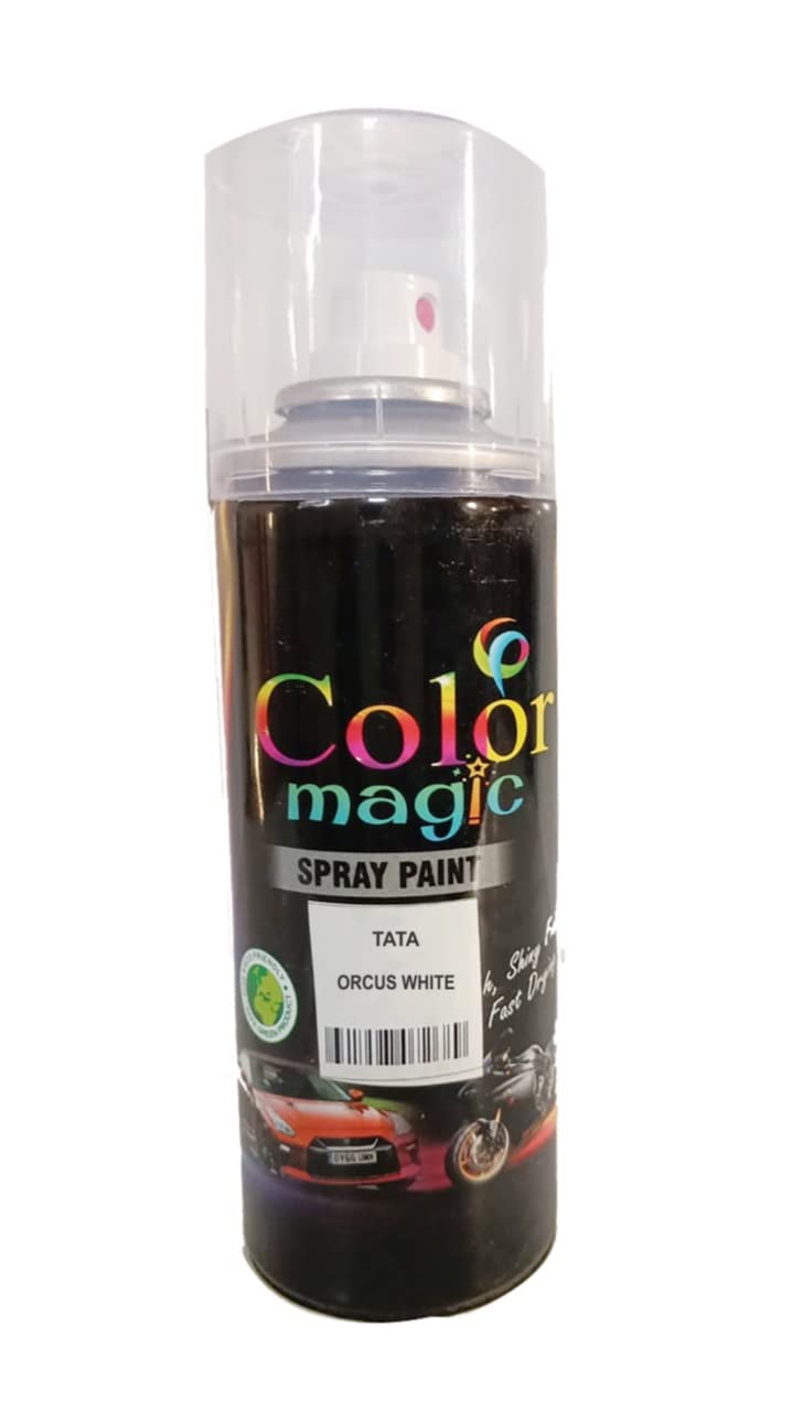 Color Magic MAHINDRA DIAMOND WHITE Spray Paint - MAHINDRA SCORPIO, BOLERO, VERITO, XYLO - ( DIAMOND WHITE, 220 ml) Spray Paint-image-6