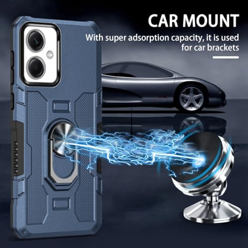 Coque Xiaomi Redmi Note 12 étui rigide antichoc avec support rotatif PC
