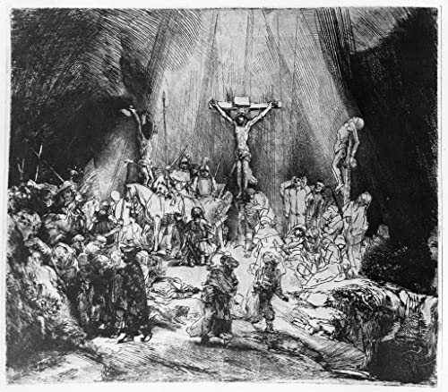 Affiche Les Trois Croix Rembrandt pour créer une ambiance galerie de peinture