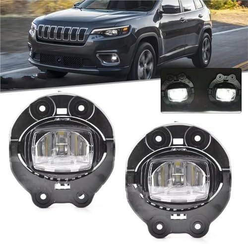 Phare Jeep Cherokee feux antibrouillard trajets nuit - 6