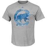 Chicago Cubs Dramatic Struggle Grey T-shirt Large