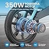 ANCHEER 48V 374Wh Folding Electric Bike for Adults, 14" Ebike, 20MPH Foldable Electric Bicycle, Bicicleta Eléctrica para Adultos, 15-40 Miles Electric Bikes (Pedal-Assist), Commuter E Bike #3
