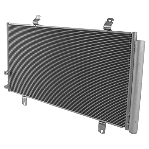 Image of TRQ A /C Condenser and Receiver Drier Assembly Compatible with 2007-2011 Toyota Camry SE LE XLE 2009-2011 Camry Base Model 2007-2008 CE 2005-2012 Avalon 2007-2012 Lexus ES350 09-15 Toyota Venza
