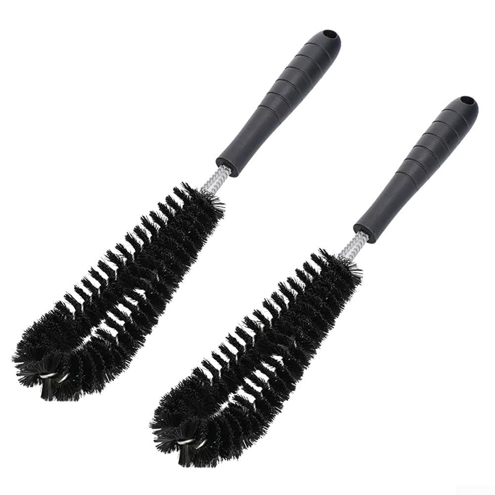 Spazzola per auto nera ABS acciaio inossidabile 36 cm morbida