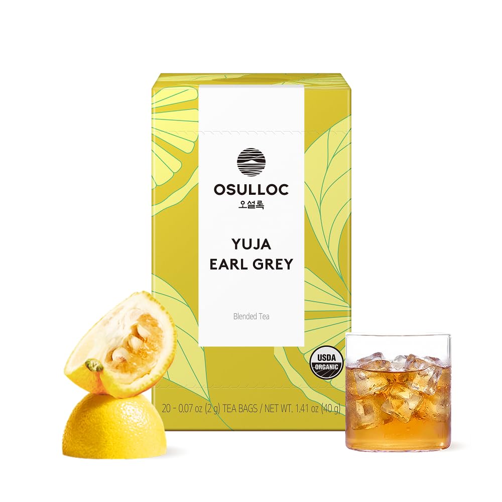 Amazon.com: OSULLOC Yuja Earl Grey (Natural bergamot flavor, Yuju