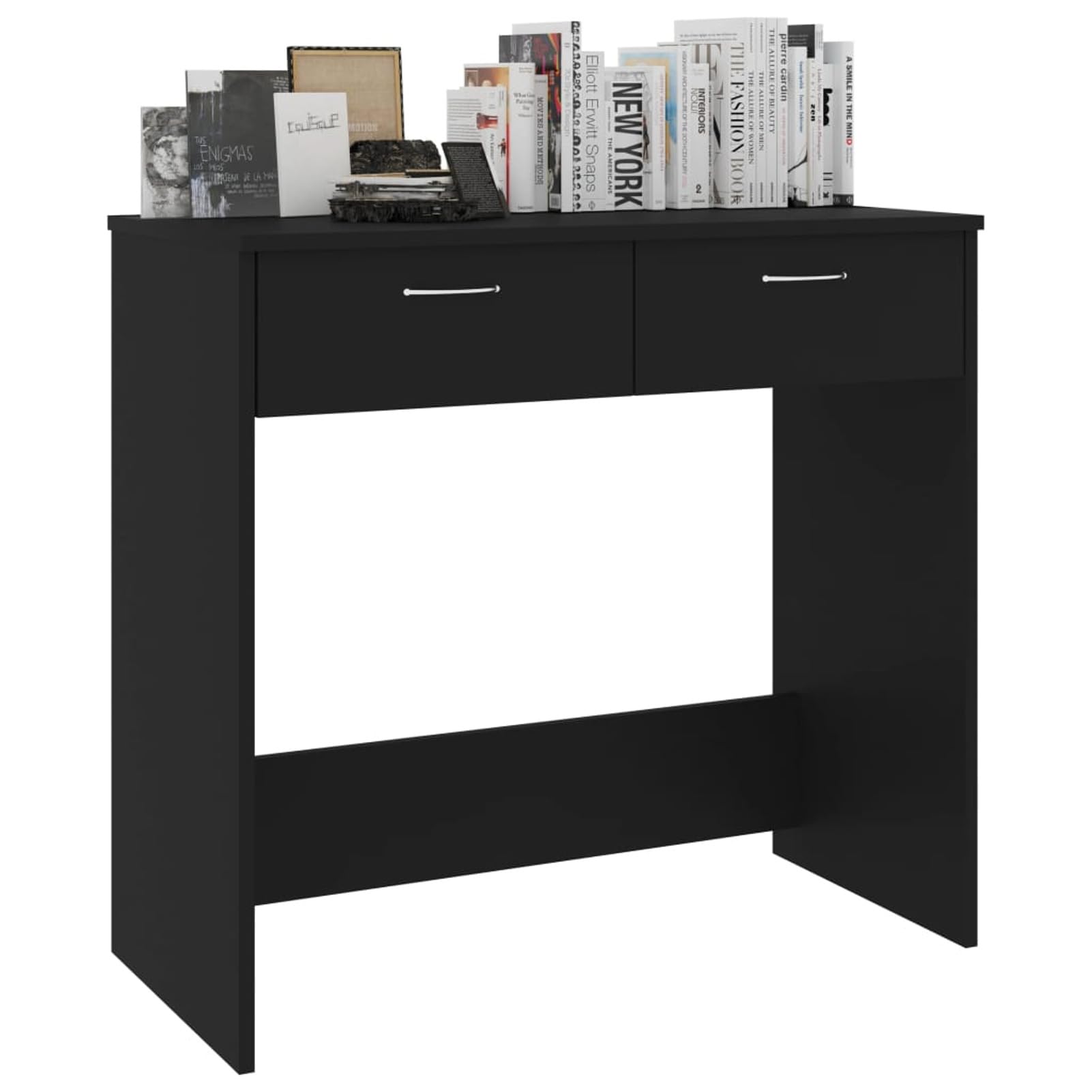 ShGaxin Bureau noir 80 x 40 x 75 cm en panneaux de particules, bureau, bureau, bureau moderne, bureau de bureau, bureau, bureau, bureau, mobilier studio - 801356