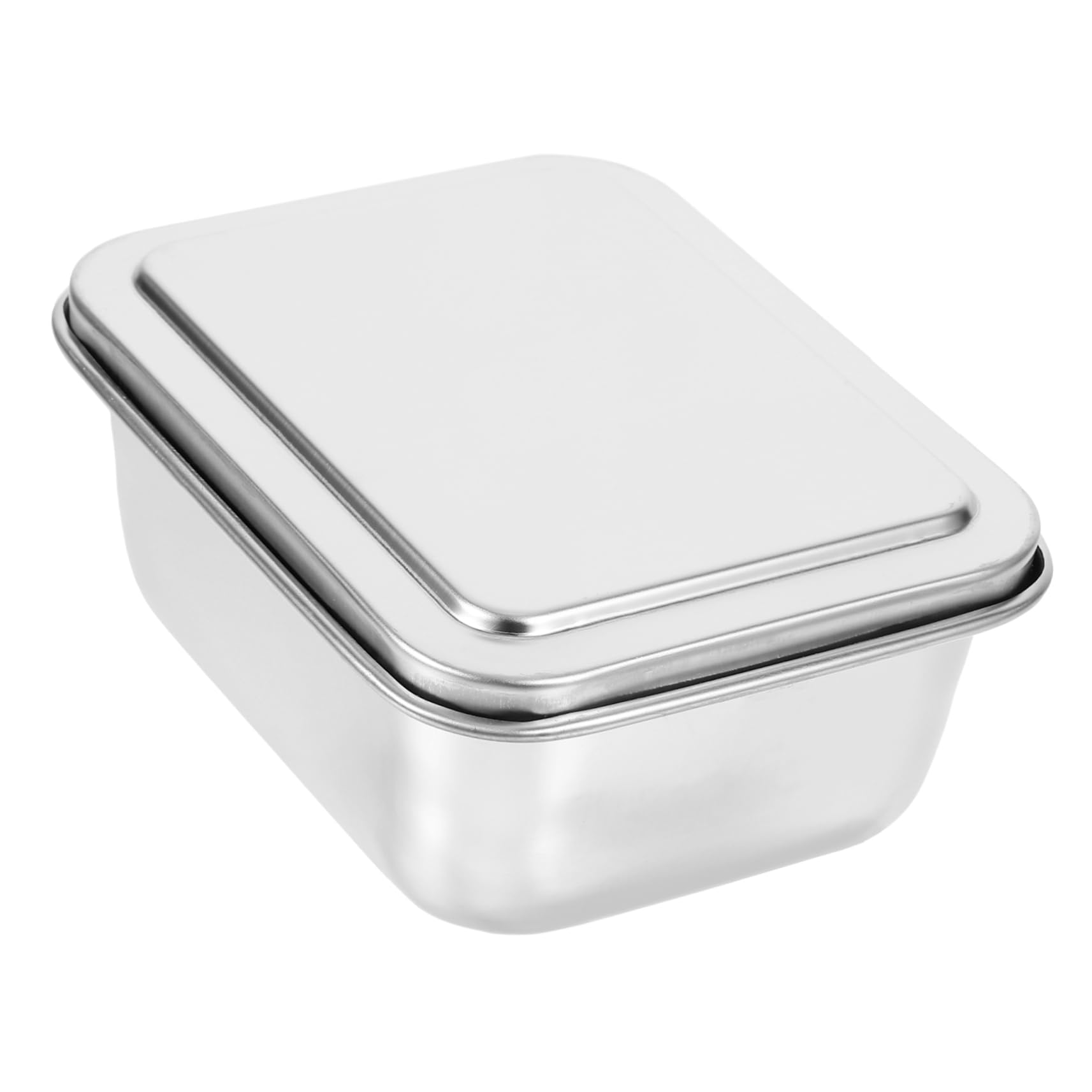 Unomor Tiramisu Box with Lid Stainless Steel Baking Mold for Cakes Easy Storage for Desserts Party Favors for Tiramisu and Bread