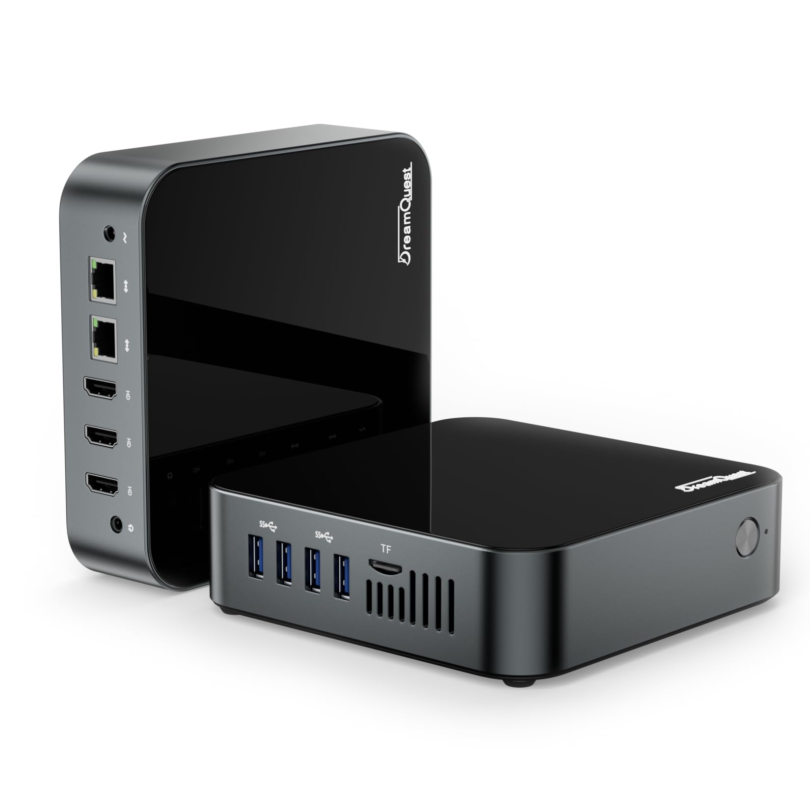 DreamQuest Mini Pc Windows 11 Pro Preload, Intel 12th N95 (up to 3.4GHz) Mini Desktop Computers with 16GB RAM 512GB M.2 SSD, Support 4k@60Hz, USB3.2 * 4, BT4.2,WiFi 5,Dual Gigabit Port
